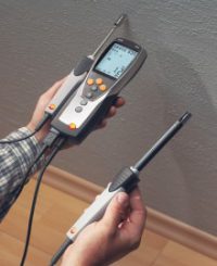 Гигрометр Testo 635-1 - Многофункциональный термогигрометр и бесконтактный влагомер для древесины