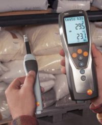 Гигрометр Testo 635-1 - Многофункциональный термогигрометр и бесконтактный влагомер для древесины