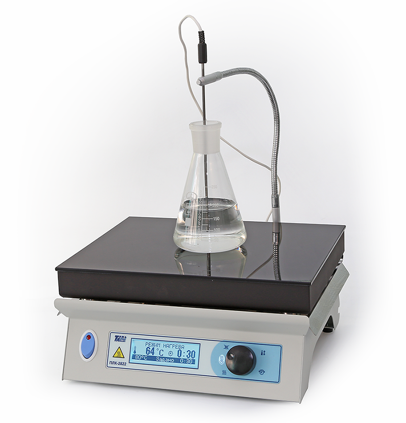 Плита нагревательная лабораторная со стеклокерамической поверхностью ПЛК-2822