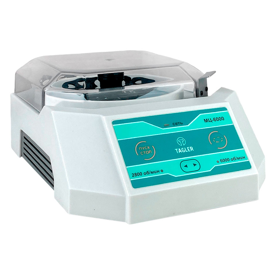 Лабораторная центрифуга-вортекс ТАГЛЕР МЦ-6000 (6000 об/мин, 12x2 мл)