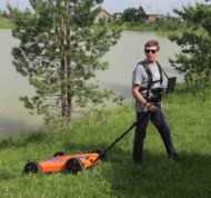 Экранированный антенный блок с центральной частотой 150 МГц (АБ-150М)